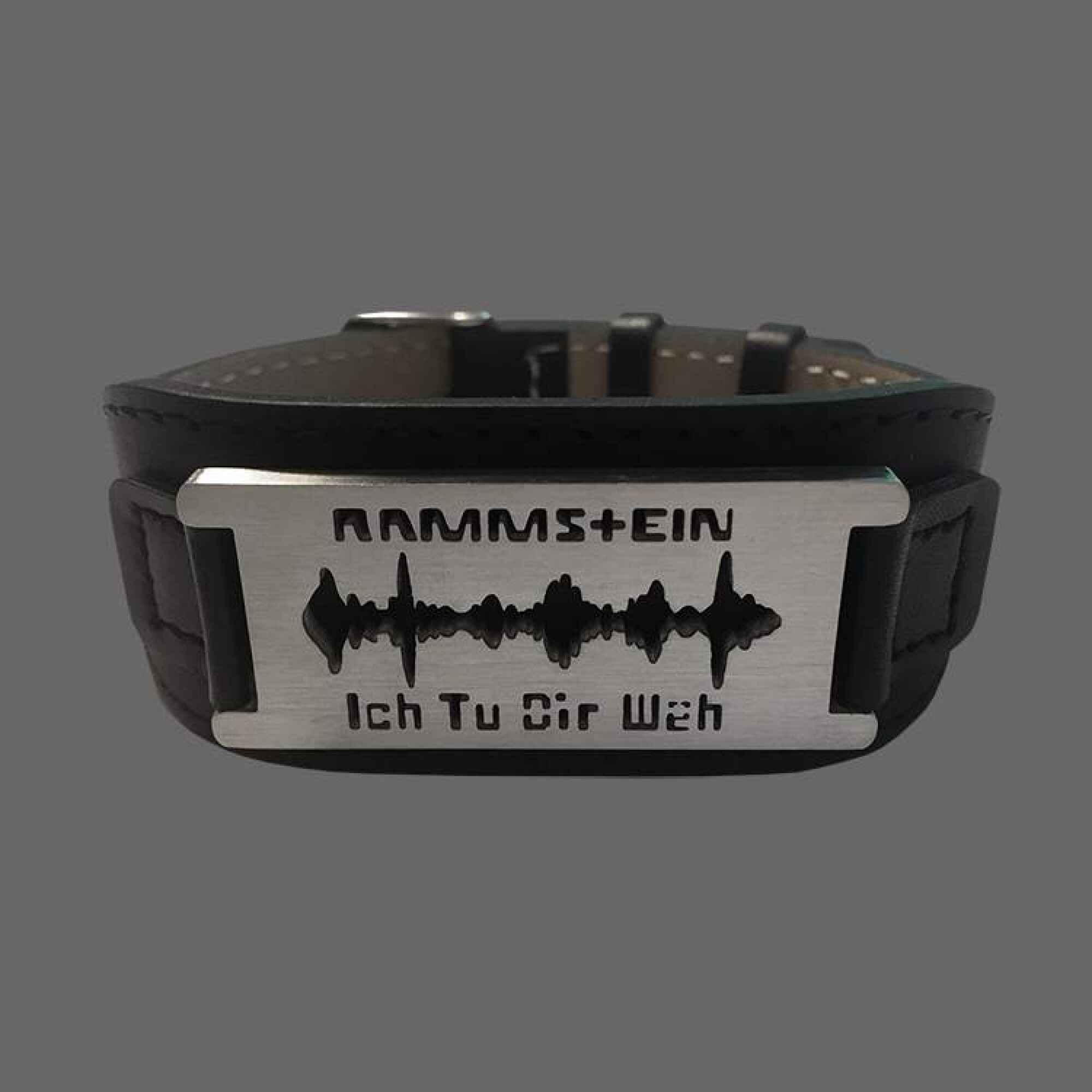 Andes uitvinding constante Leather bracelet ”Ich tu dir weh” | Rammstein-Shop